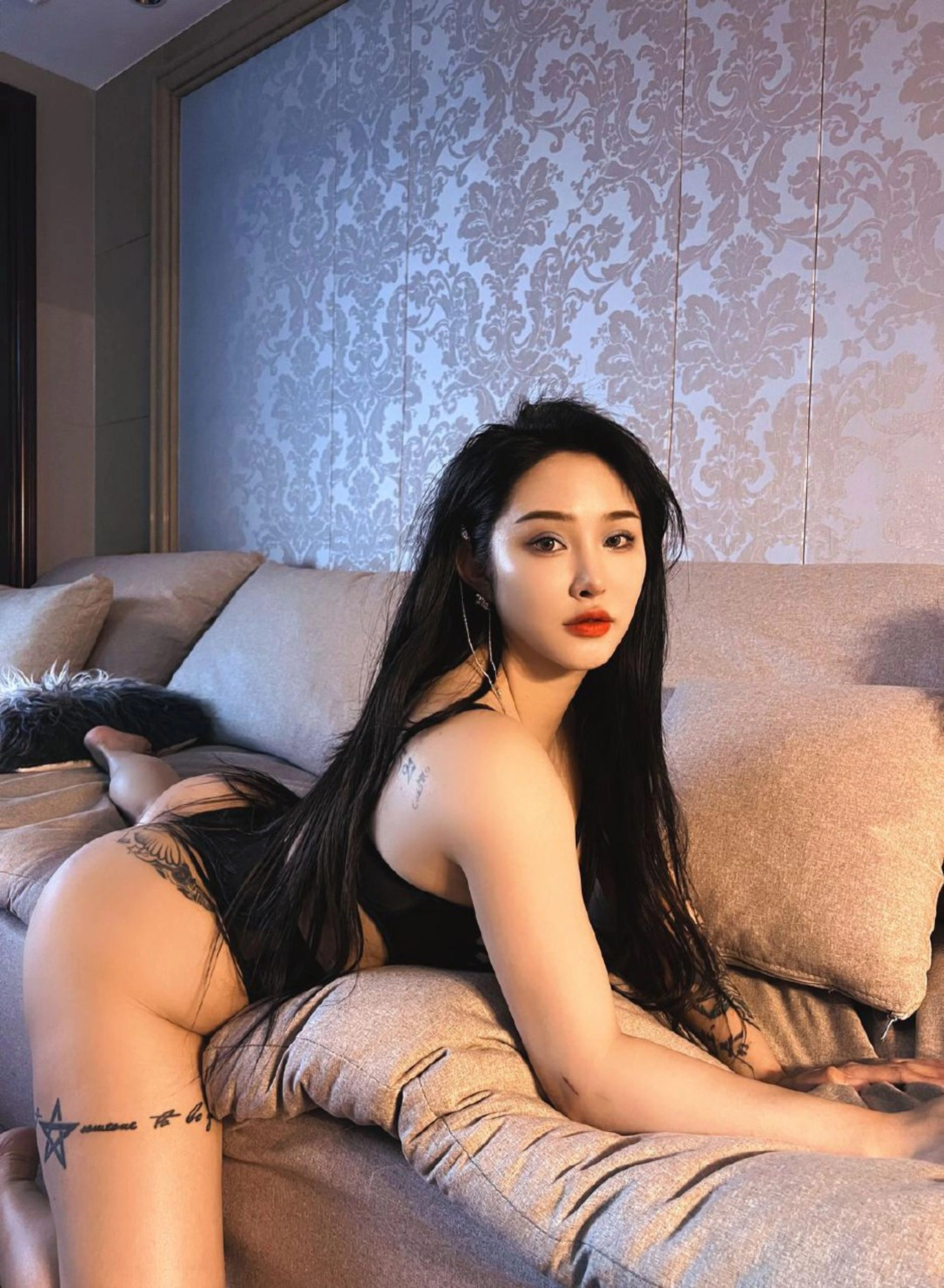 005.宋昱欣 – 微密圈系列 黑蝴蝶 3